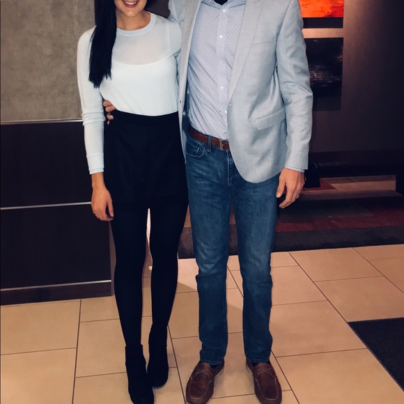 BCBGeneration Overlap Button-Front Skort - Picture 2 of 2